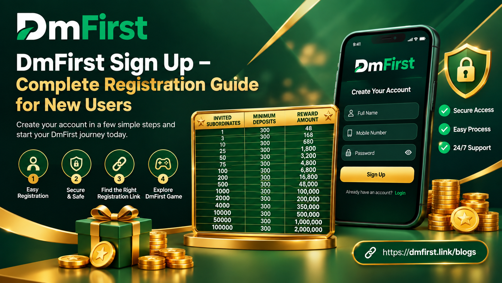 DmFirst Sign Up – Complete Registration Guide for New Users