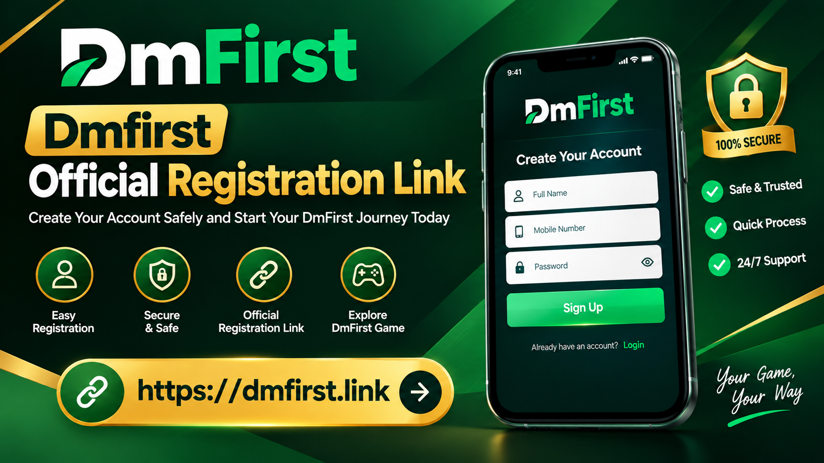 DmFirst Account Setup: Find the Official Registration Link