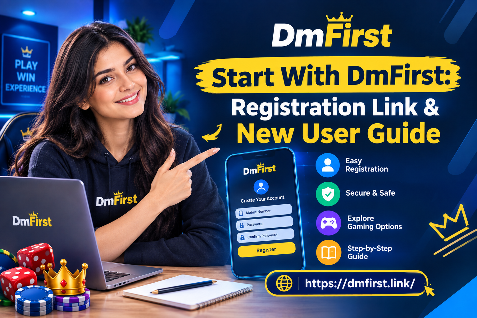 Start With DmFirst: Registration Link & New User Guide