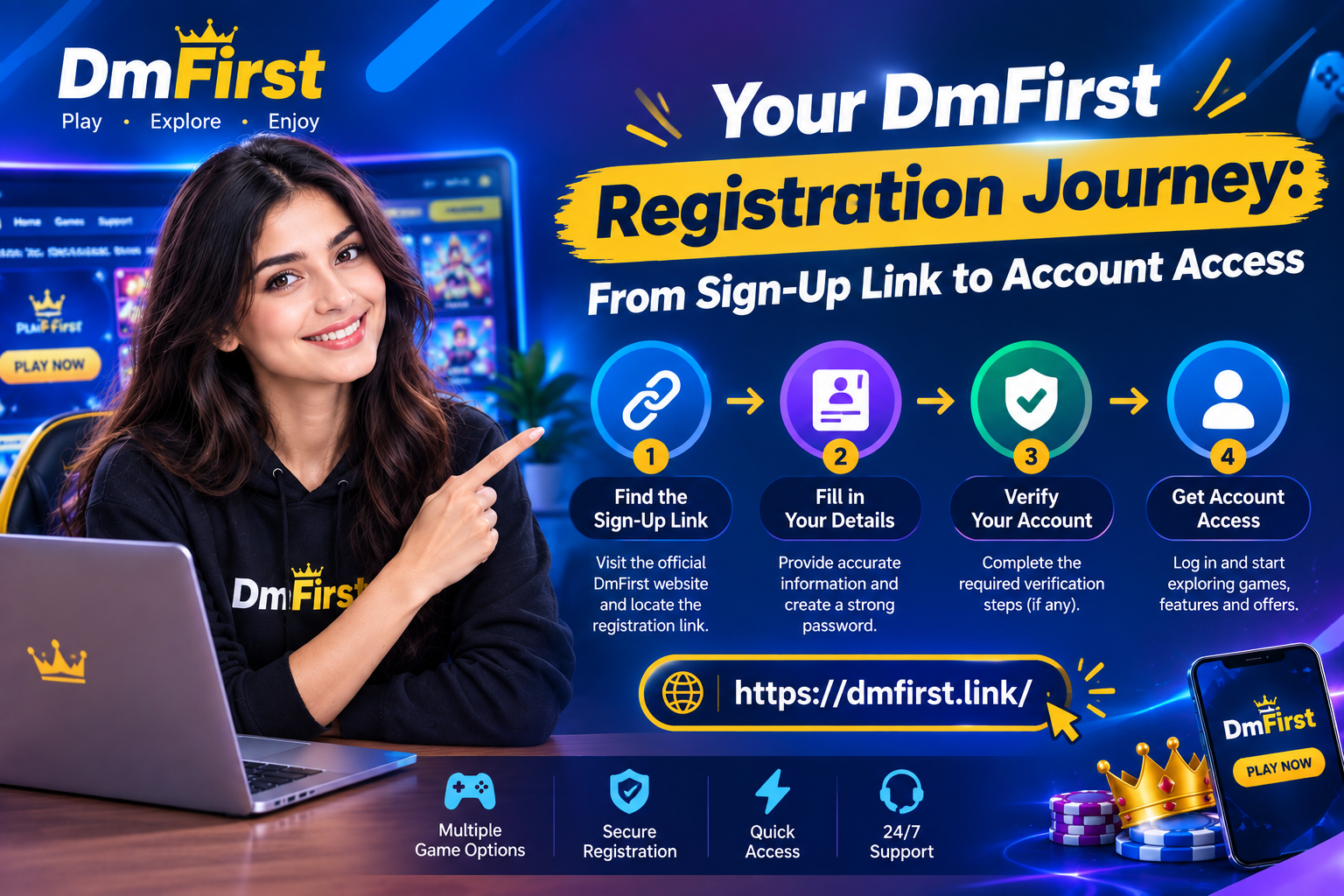 Your DmFirst Registration Journey: From Sign-Up Link to Account Access