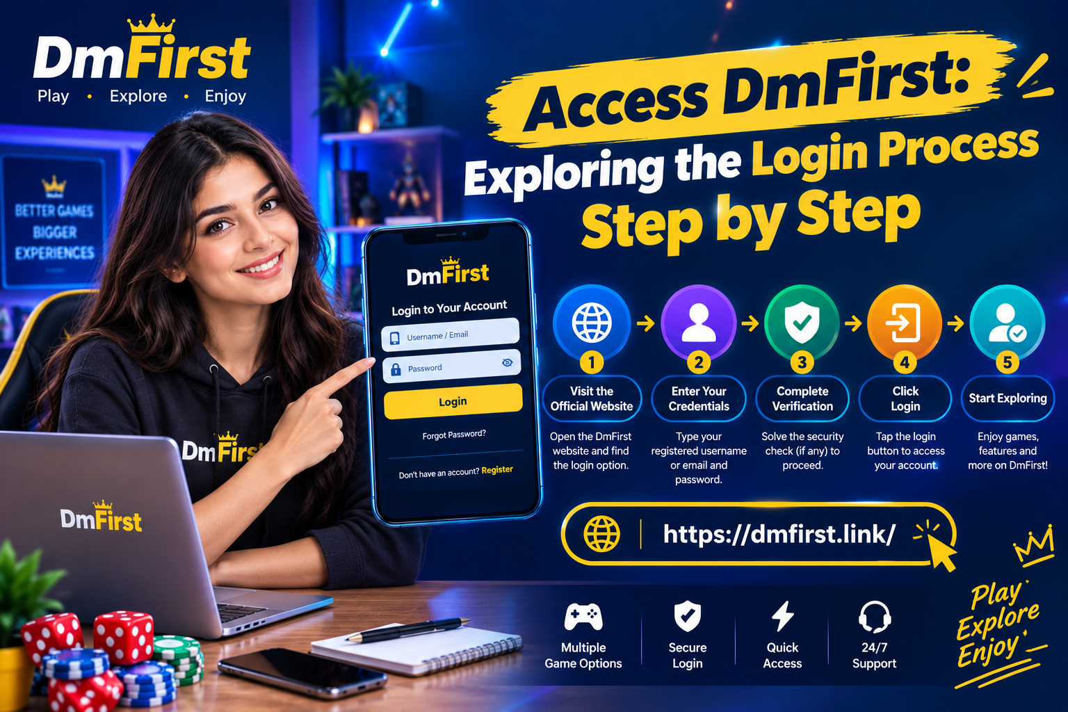 Access DmFirst: Exploring the Login Process Step by Step